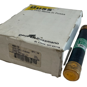 NEW COOPER BUSSMANN NOS-15 FUSES NOS15 15 AMP BOX OF 10