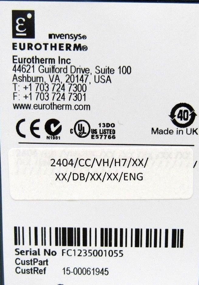 NEW EUROTHERM 2404/CC/VH/H7/XX/XX/DB/XX TEMP CONTROLLER 2404CCVHH7XXXXDBXX - Image 5