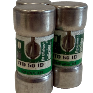 NEW LOT OF 3 LITTELFUSE JTD 50 ID FUSES 600VAC