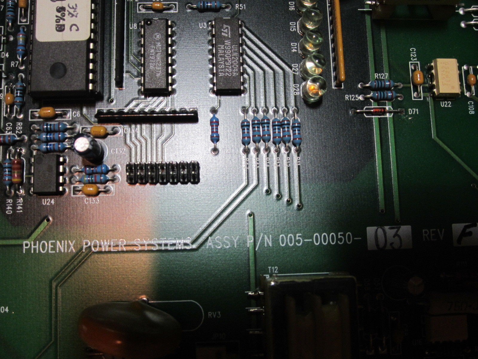 NEW PHOENIX POWER SYSTEMS 005-00050-03SCR CONTROL BOARD 0050005003 REV F - Image 3
