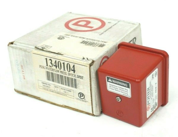NEW POTTER 1340104 PS10-2 WATERFLOW PRESSURE SWITCH