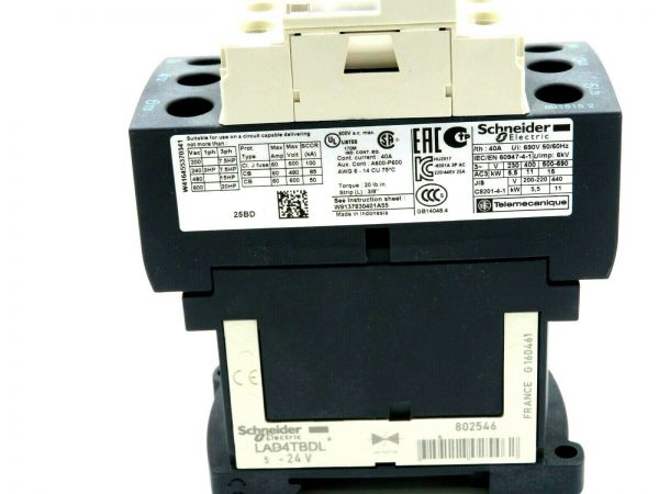NEW SCHNEIDER ELECTRIC LC1D25BD CONTACTOR 24VDC - Image 4