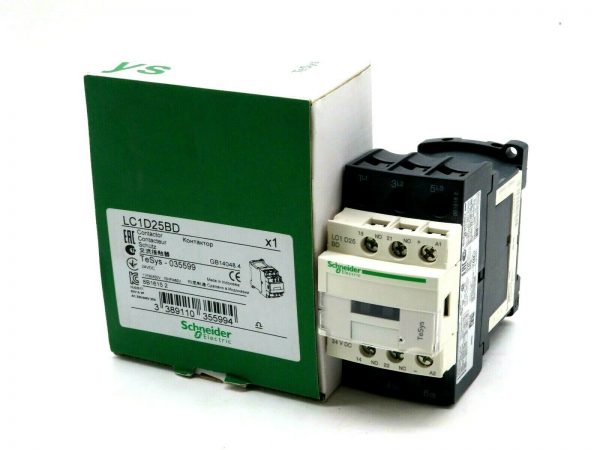 NEW SCHNEIDER ELECTRIC LC1D25BD CONTACTOR 24VDC