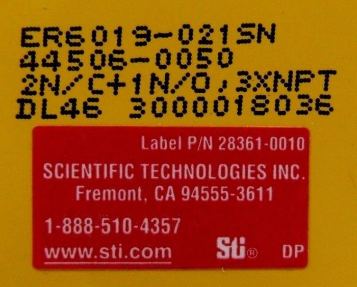 NEW STI 44506-0050 EMERGENCY STOP SWITCH 445060050 ER6019-021SN - Image 4