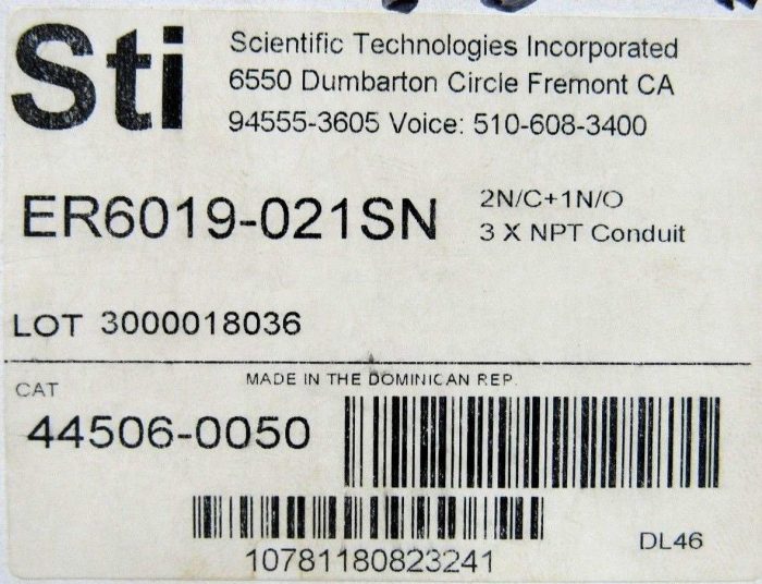 NEW STI 44506-0050 EMERGENCY STOP SWITCH 445060050 ER6019-021SN - Image 5