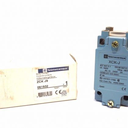 NEW TELEMECANIQUE ZCK-J9 LIMIT SWITCH ZCKJ9