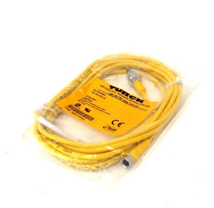 NEW TURCK PKG 4M-4-RS 4.4T CORDSET U0870-61 PKG4M4RS44T