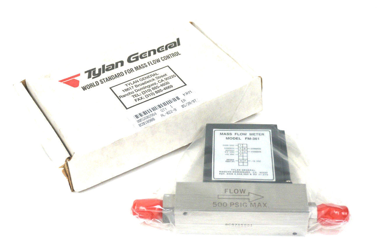 NEW TYLAN GENERAL FM-361 MASS FLOW CONTROLLER FM361