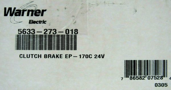 NEW WARNER ELECTRIC 5633-273-018 CLUTCH BRAKE EP-170-C 5633273018 - Image 5