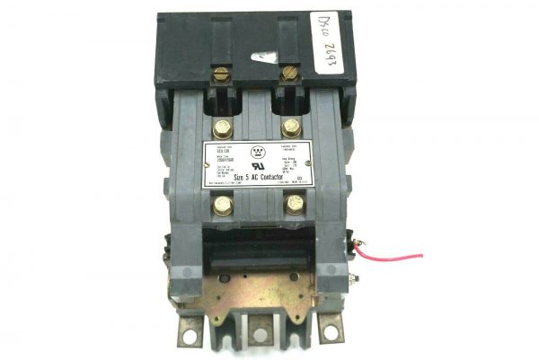 USED WESTINGHOUSE GCA-530 CONTACTOR SIZE 5 GCA530 2050A15G01 2045A40G03 - Image 3