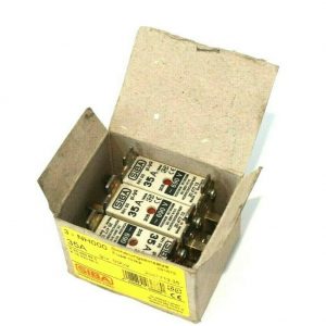 3 NEW SIBA NH-000-GL/GG FUSES 35A 690V NH-000 NH000GLGG