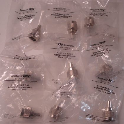 9 NEW AMPHENOL RFX 82-5722-RFX TYPE N MALE CAPE