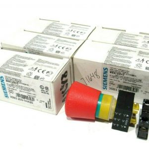 LOT OF 5 NEW SIEMENS 3SB3 203-1HA20 PUSH BUTTON 3SB32031HA20