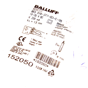 NEW BALLUFF BES01LF INDUCTIVE SENSOR BES 516-377-EO-C-05