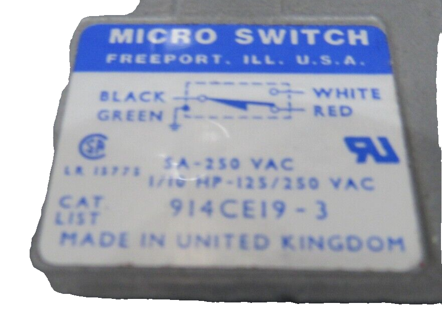 NEW HONEYWELL MICROSWITCH 914CE19-3 LIMIT SWITCH 914CE193 - Image 4