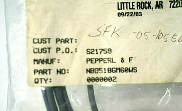 NEW PEPPERL FUCHS NBB5-18GM60-WS PROXIMITY SENSOR NBB518GM60WS - Image 3