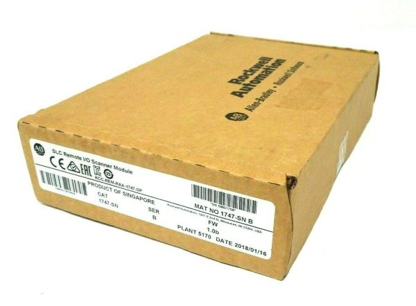 NEW SEALED ALLEN BRADLEY 1747-SN I/O SCANNER MODULE SER.B 1747SN
