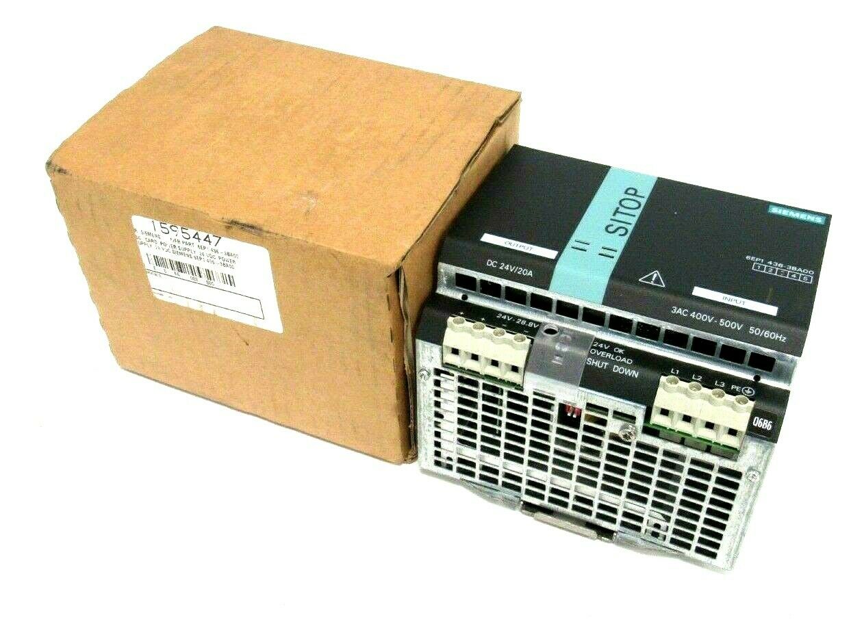 NEW SIEMENS 6EP1436-3BA00 SITOP POWER SUPPLY 6EP14363BA00