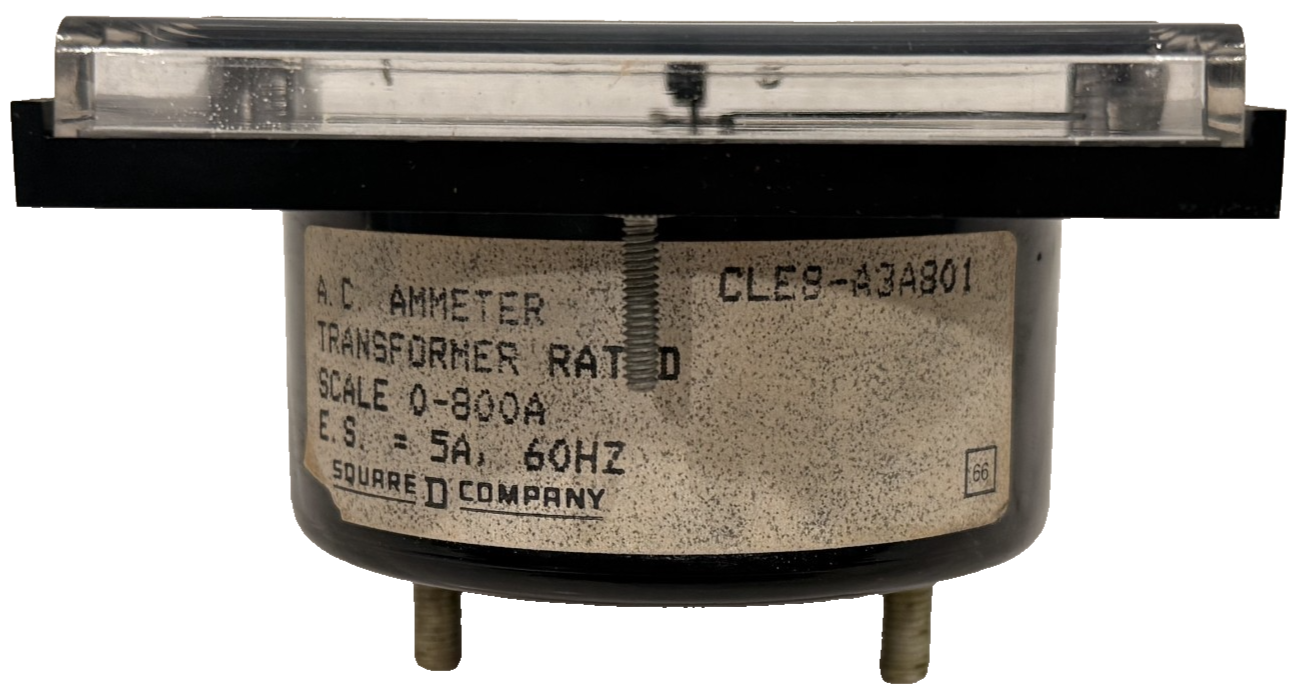 NEW SQUARE D CLE8-A3A801 A.C. AMMETER PANEL METER 0-800A 60HZ CLE8A3A801 - Image 6