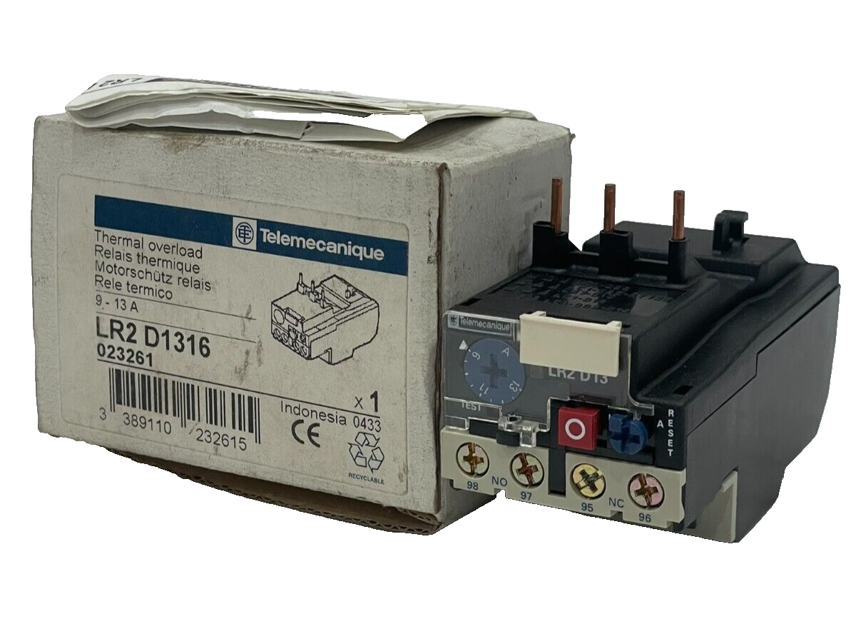 NEW TELEMECANIQUE LR2 D1316 THERMAL OVERLOAD RELAY