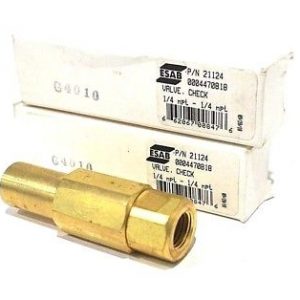 2 NEW ESAB 21124 CHECK VALVE 1/4" NPT