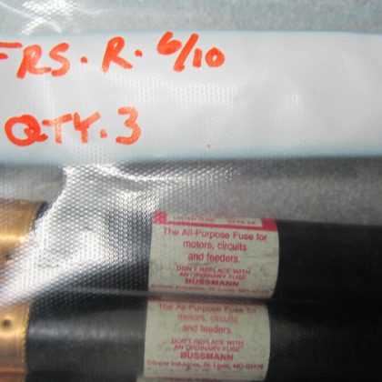3 NEW FUSETRON FRS-R-6/10 FUSES FRSR610