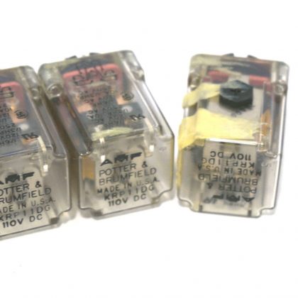 3 POTTER & BRUMFIELD KRP11DG RELAYS