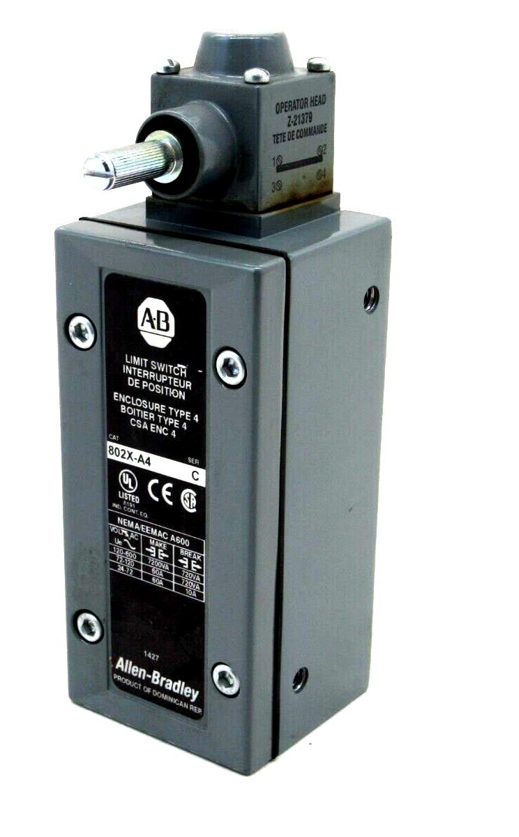 NEW ALLEN BRADLEY 802X-A4 SERIES C LIMIT SWITCH 802XA4