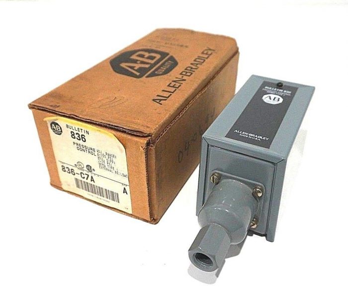 NEW ALLEN BRADLEY 836-C7A PRESSURE SWITCH SER.A 836C7A