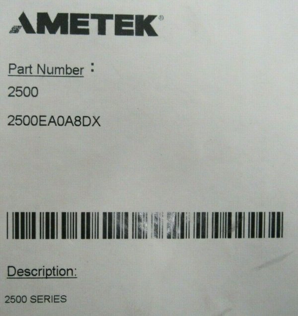 NEW AMETEK 2500EA0A8DX EXPANSION MODULE 2500 SERIES - Image 3
