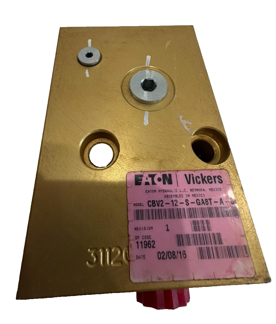 NEW EATON VICKERS CBV2-12-S-GA8T-A-30 MANIFOLD VALVE CBV212SGA8TA30 - Image 3