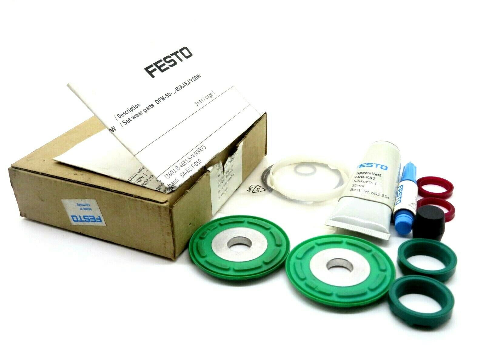 Details about   FESTO repair seals kit DN-50 104184 # 8 OTT 0052 
