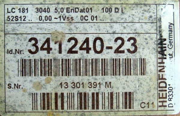 NEW HEIDENHAIN 341240-23 LINEAR ENCODER LC-181 ML 3040 MM 359-122-04 34124023 - Image 6