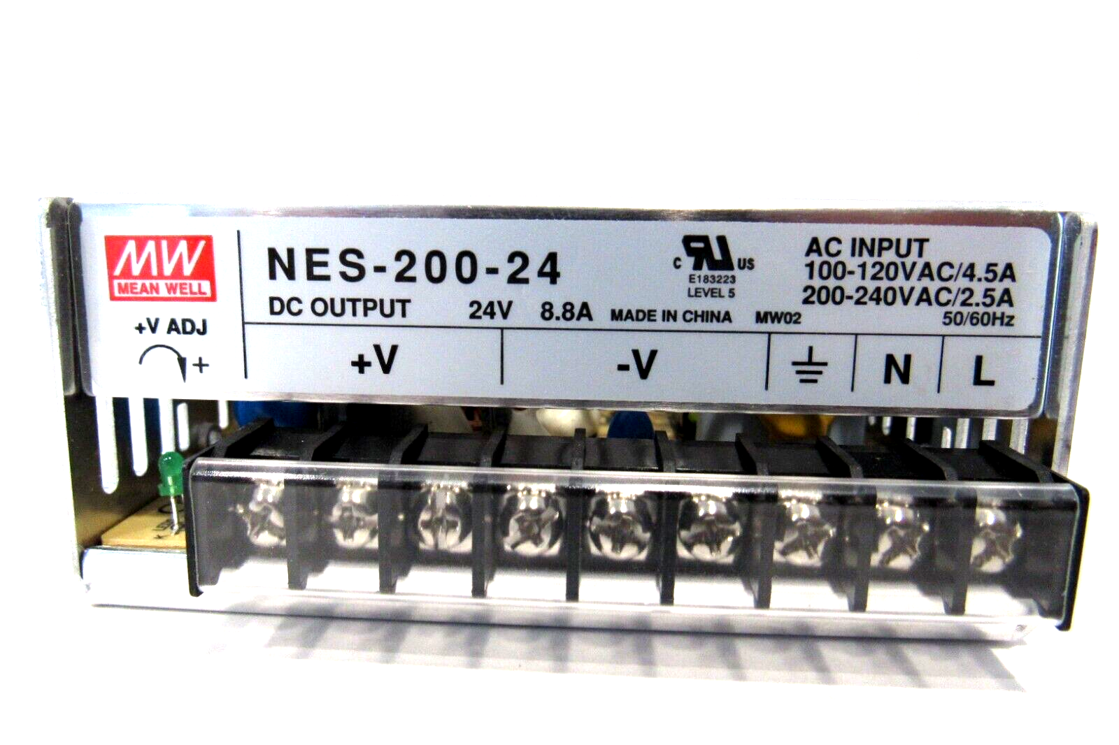 NEW MEAN WELL NES-200-24 POWER SUPPLY NES20024 - SB Industrial