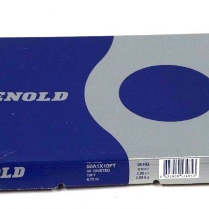 NEW RENOLD 50A1X10FT RIVETED CHAIN 10FT