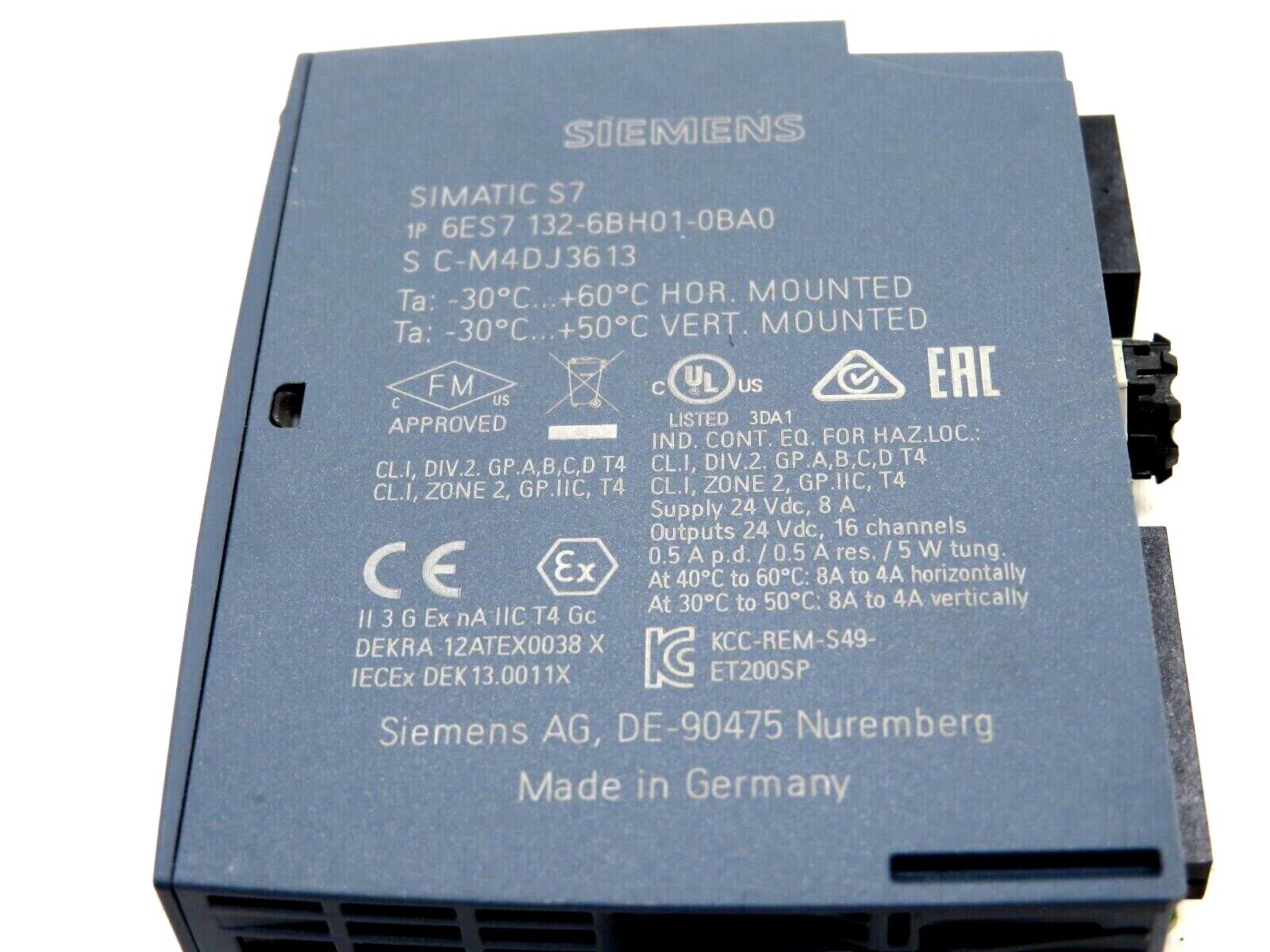 NEW SIEMENS 6ES7 132-6BH01-0BA0 DIGITAL INPUT MODULE 6ES71326BH010BA0 - Image 4