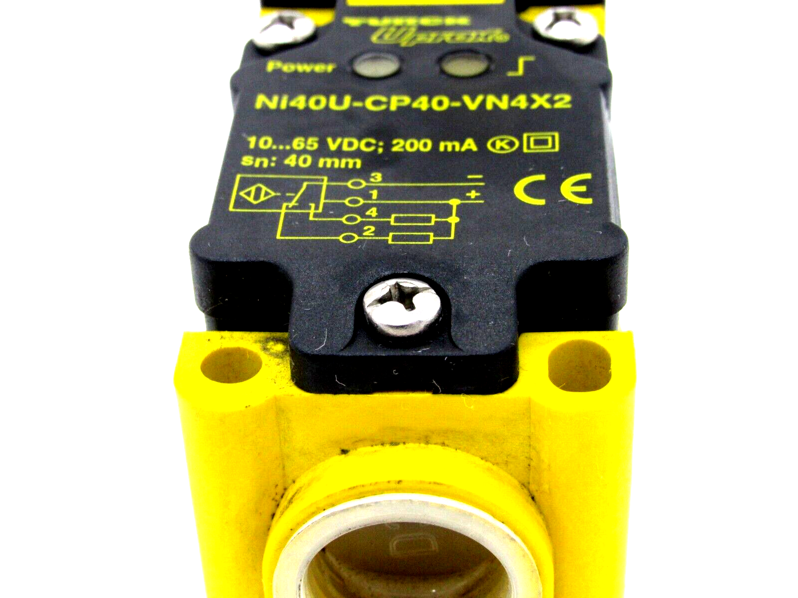 Turck NI40U-CP40-AP6X2 Rectangular Sensor – Non-Embeddable Uprox, 3-Wire DC PNP, New