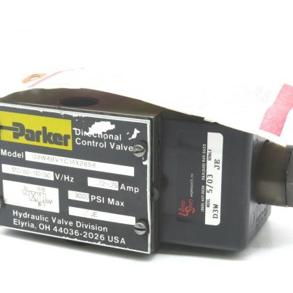 REPAIRED PARKER D3W4BVYC14X2658 DIRECTIONAL CONTROL VALVE