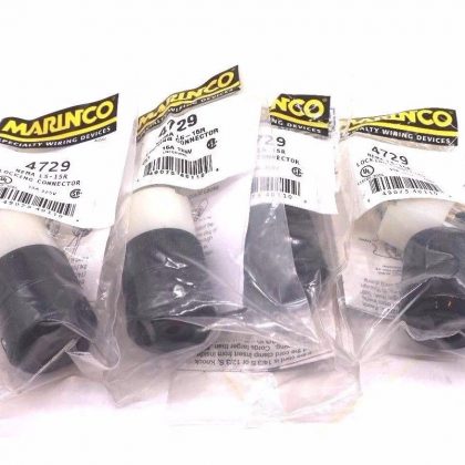 4 NEW MARINCO 4729 LOCKING CONNECTORS