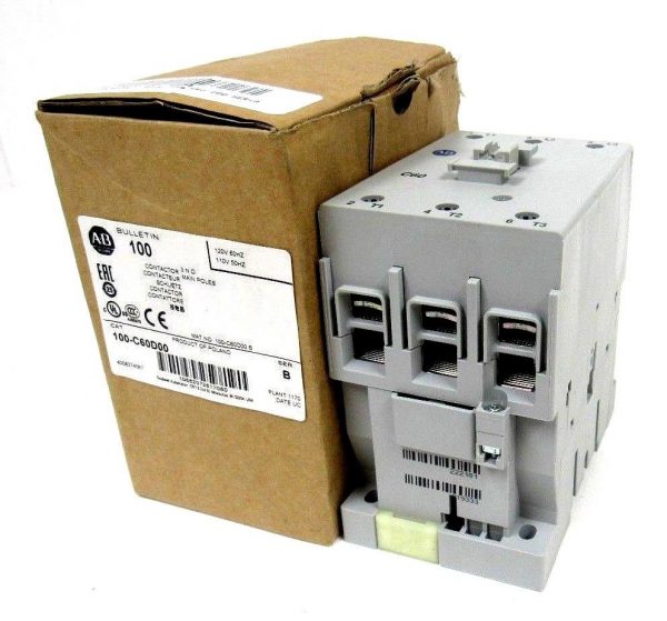 NEW ALLEN BRADLEY 100-C60D00 CONTACTOR 100C60D00 SERIES B