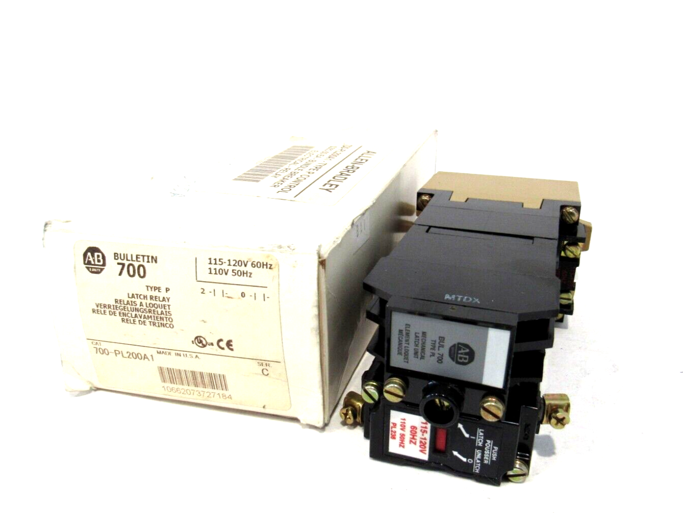 NEW ALLEN BRADLEY 700-PL200A1 LATCH RELAY SER.C 700PL200A1