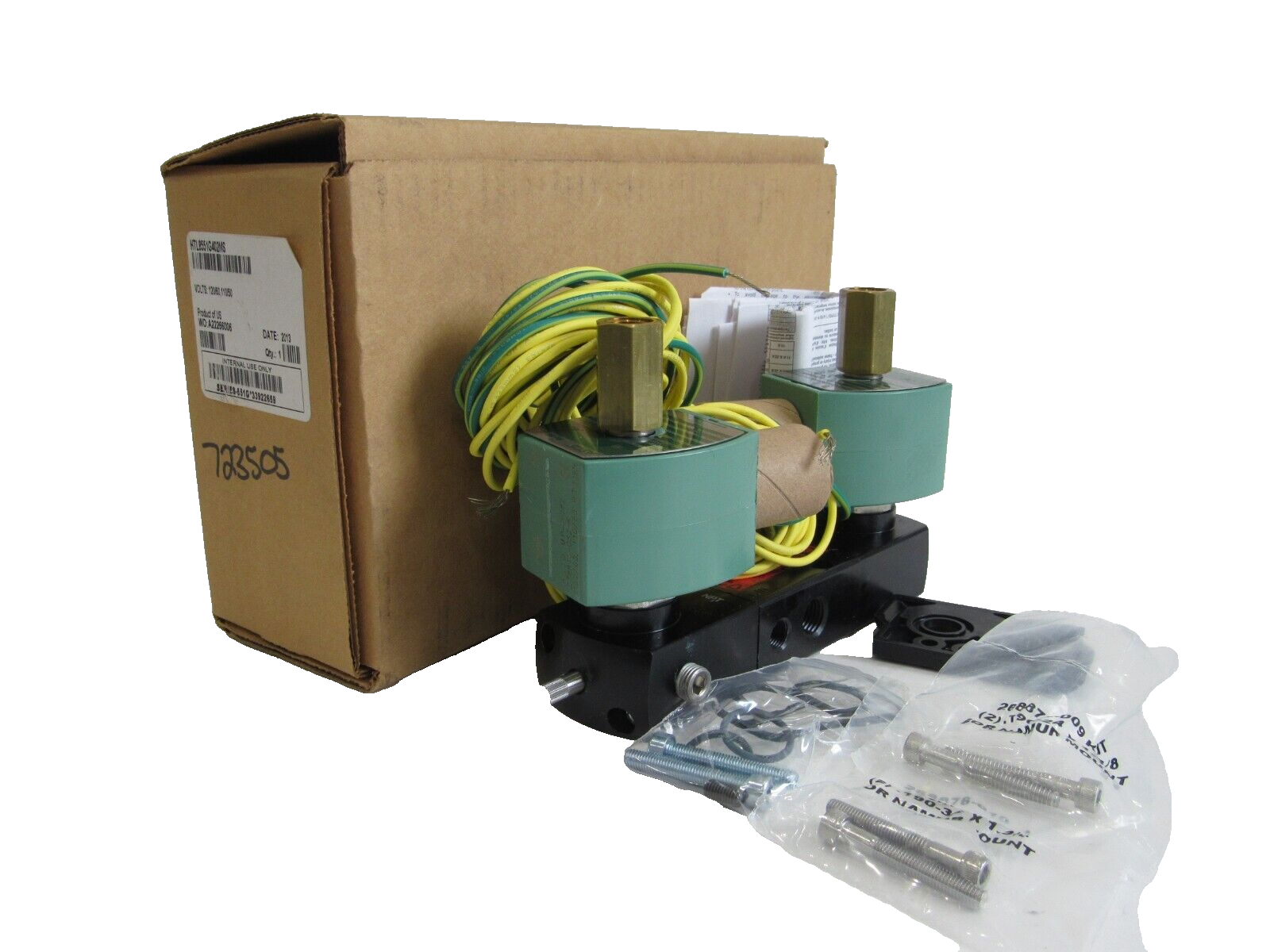 NEW ASCO HTL8551G402MS SOLENOID VALVE 120/60,110/50