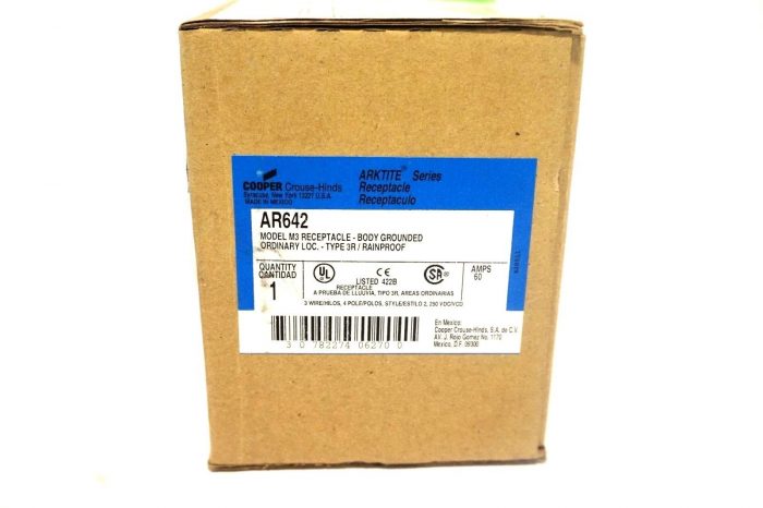 NEW COOPER CROUSE HINDS AR642 RECEPTACLE - SB Industrial Supply, Inc.