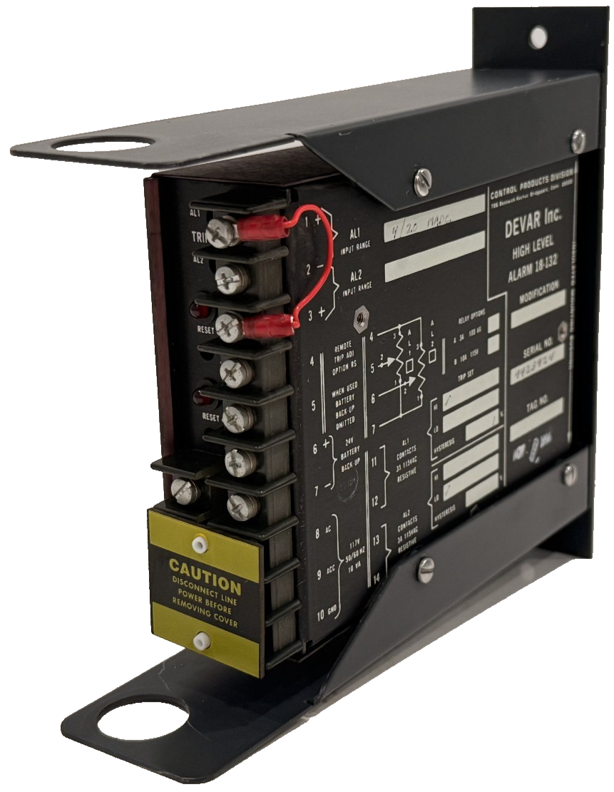 NEW DEVAR 18-132 HIGH LEVEL CURRENT VOLTAGE ALARM 18132