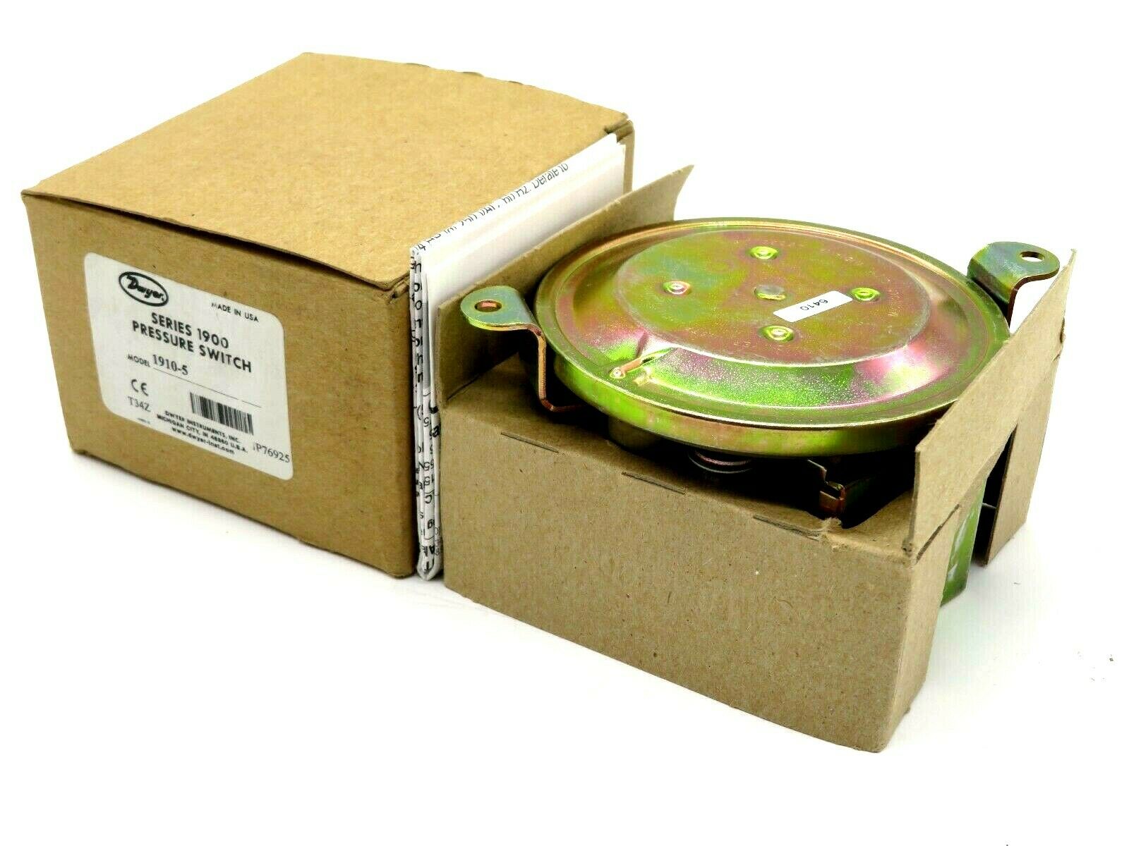 NEW DWYER INSTRUMENTS 1910-5 PRESSURE SWITCH SERIES 1900 19105