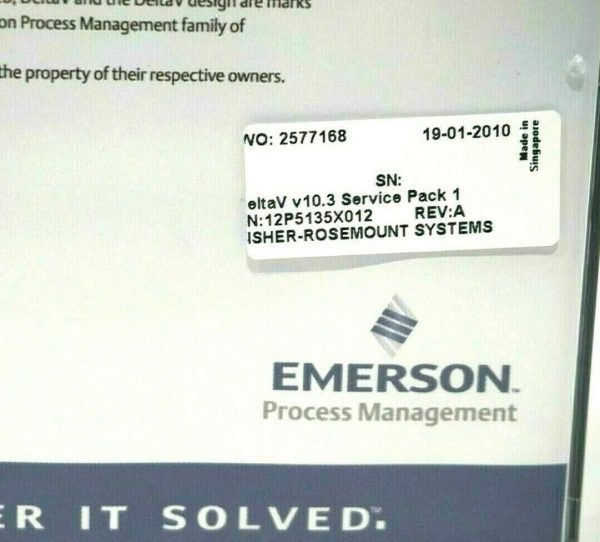 NEW EMERSON DELTAV VER. 10.3 SERVICE PACK 12P5135X012 REV.A - Image 4