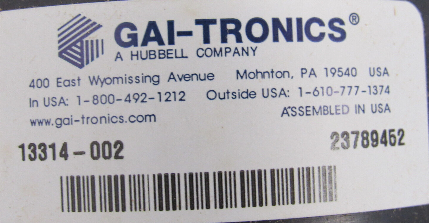 NEW GAI TRONICS 13314-002 SPEAKER DRIVER 13314002 - SB Industrial ...