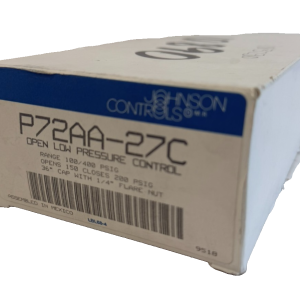 NEW JOHNSON CONTROLS P72AA-27C OPEN LOW PRESSURE CONTROL P72AA27C