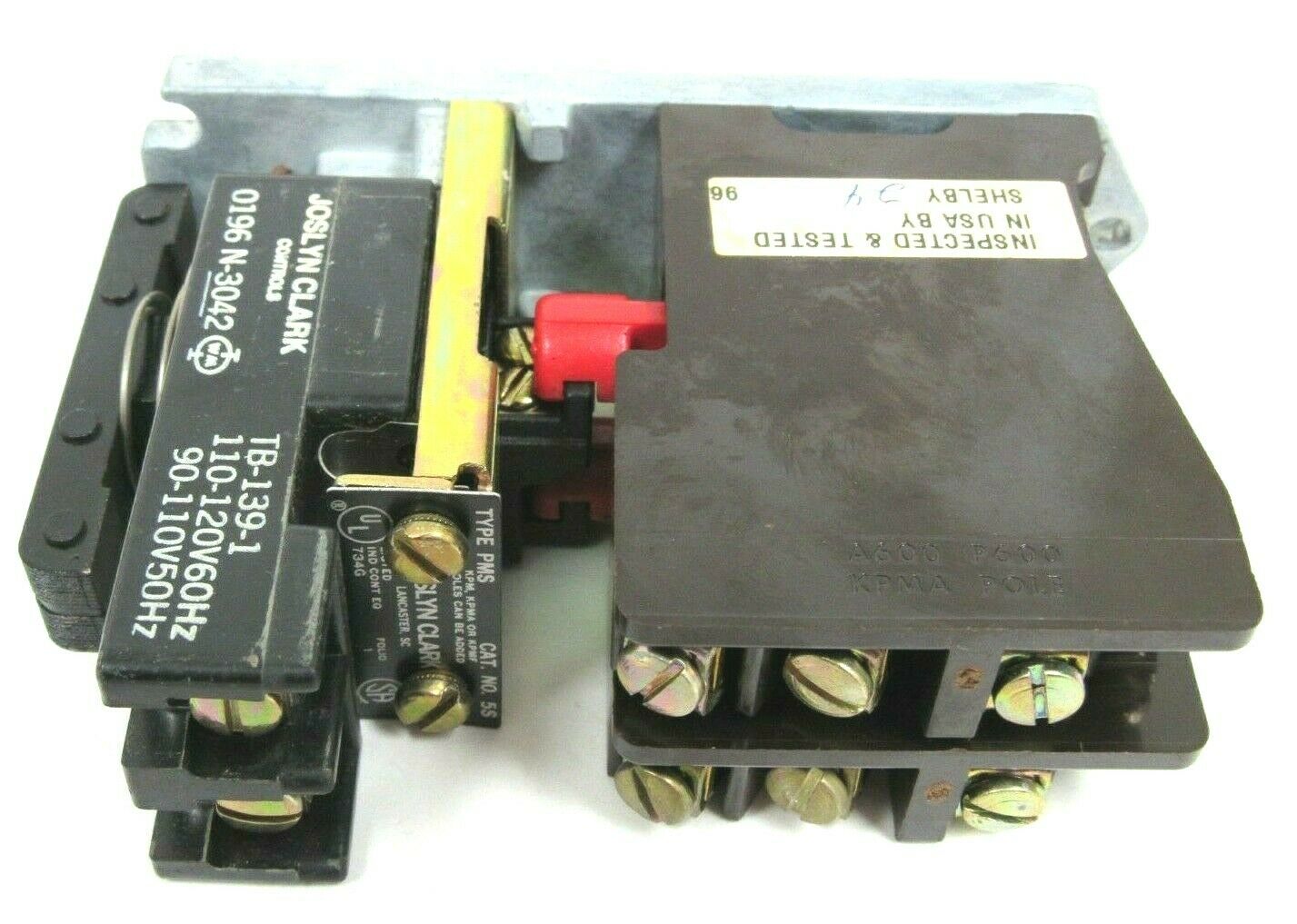 NEW JOSLYN CLARK TB-139-1 CONTACTOR RELAY COIL TB1391 - Image 3