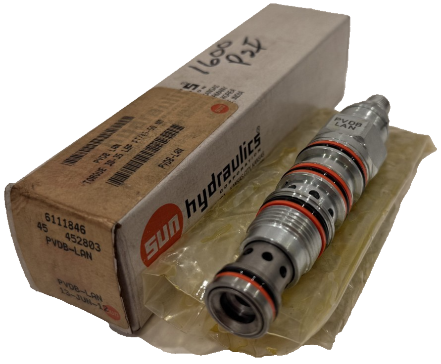 NEW SUN HYDRAULICS PVDB-LAN CARTRIDGE VALVE PVDBLAN